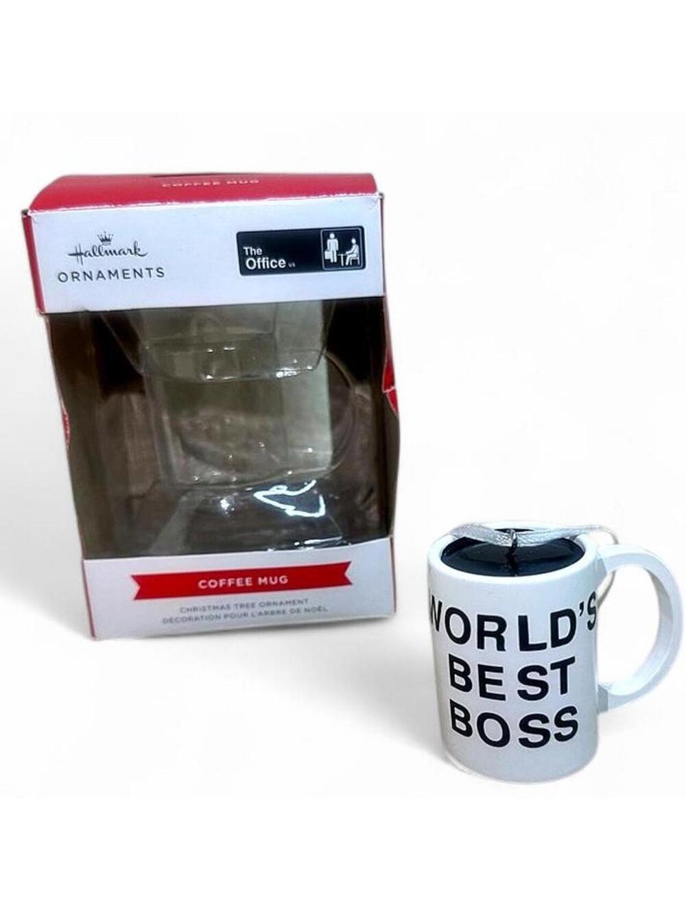 Hallmark The Office World's Best Boss Coffee Mug Ornament
